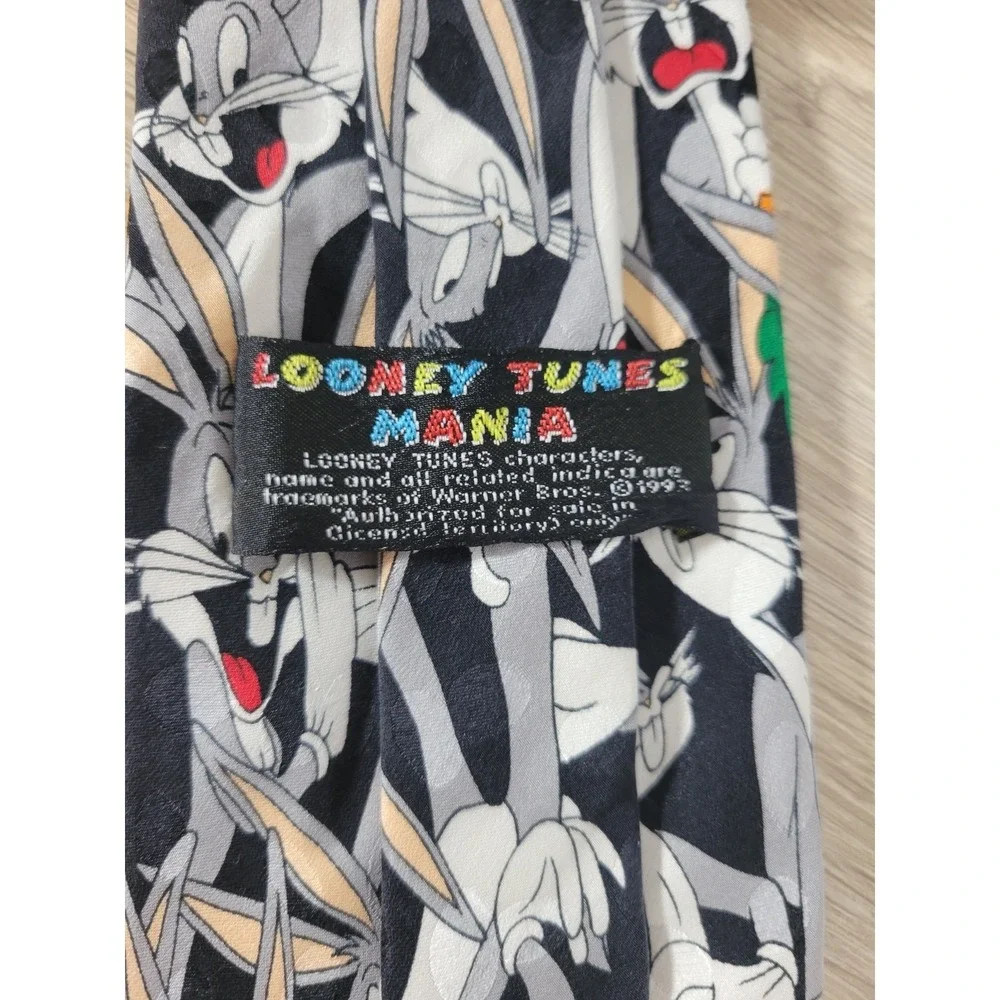 Bugs Bunny Vintage Looney Tunes Necktie Silk Character